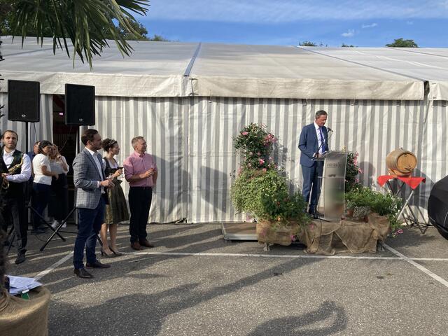 Oberbürgermeister Matthias Braun bei seiner Begrüßungsrede am vergangenen Freitag | Foto: mak