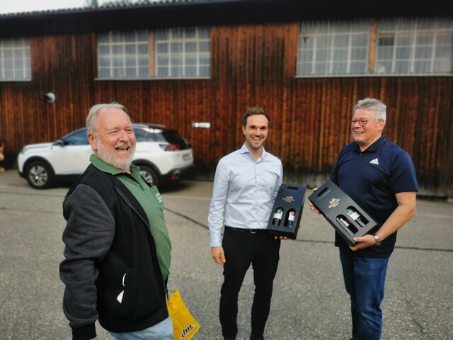 v.l.n.r: Wolfgang Ammann, Ralph Wössner, Manfred Schmiederer | Foto: (c) Gerhard Große