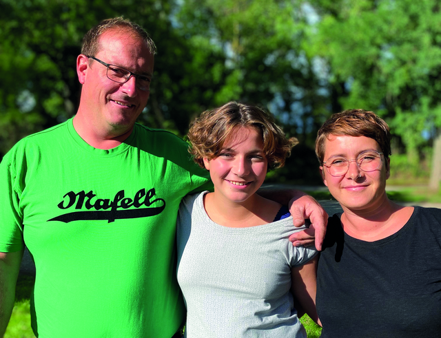 Familie Polte (l.) fühlt sich "mit offenen Armen empfangen". | Foto: Förderverein