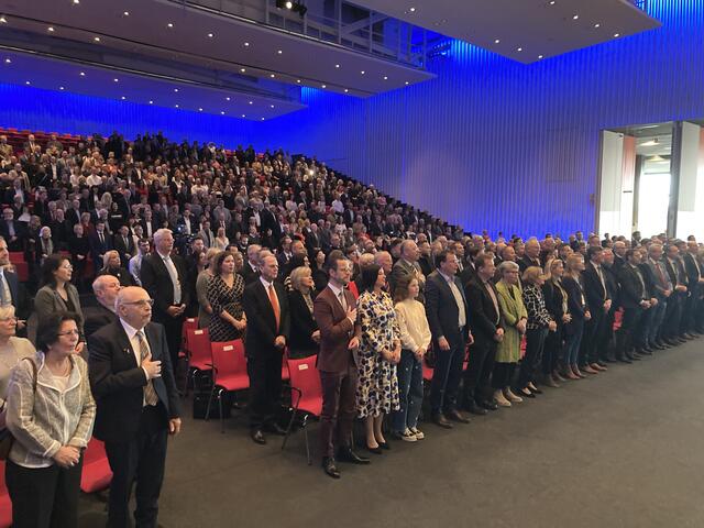 Das Badener Lied beschließt den offiziellen Teil | Foto: gro