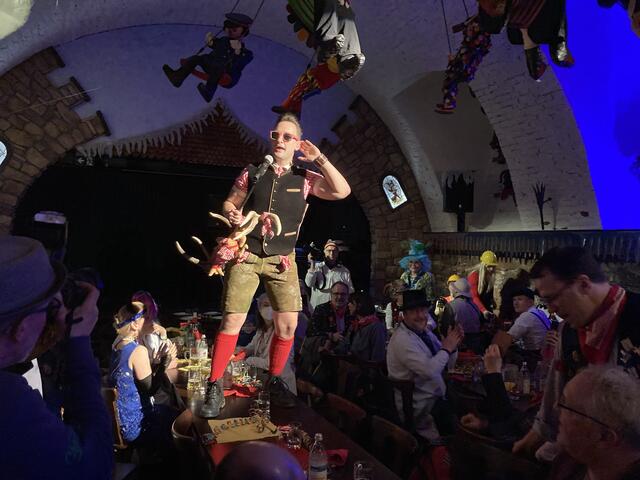 Unterhaltung pur mit einem täuschend echten "Andreas Gabalier" | Foto: gro