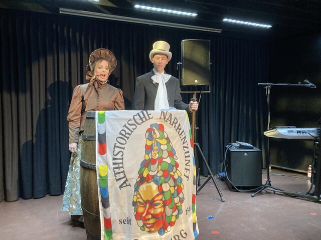 Veef und Andres vor der Verteilung der Orden | Foto: gro