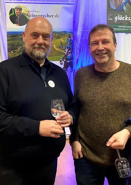 Veranstalter Torsten Sälinger (links) und Gastredner Thomas Marwein MdL
 | Foto: Sälinger Media