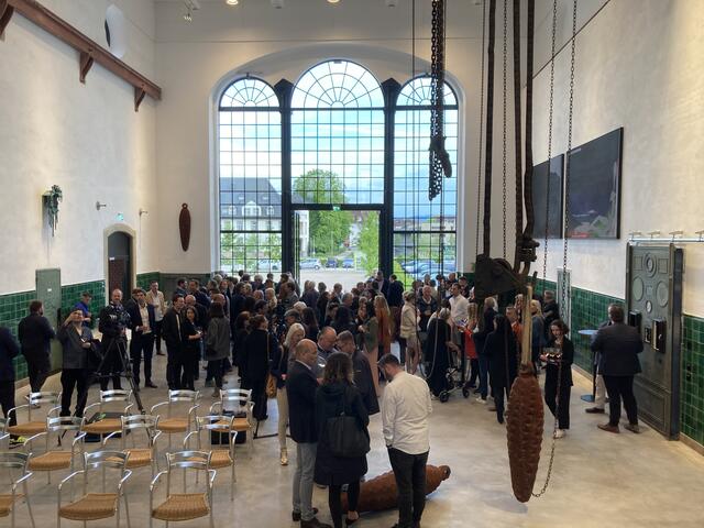 Blick von der Empore ins Atelier | Foto: gro