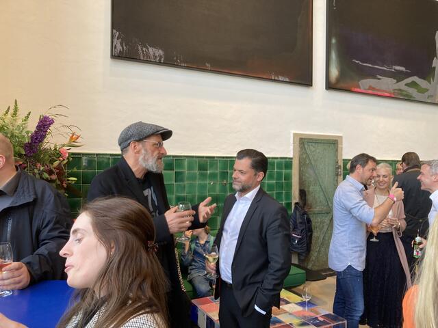 Hohbergs Bürgermeister Andreas Heck im Gespräch | Foto: gro