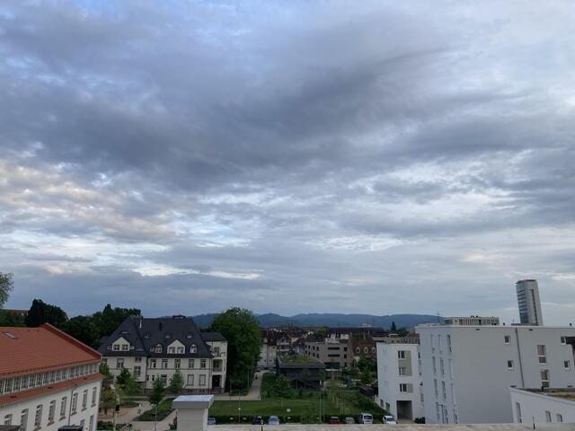 Atemberaubender Blick von der Dachterasse auf das neue Mühlbachquartier und den Schwarzwald | Foto: gro
