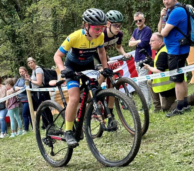 Annika Bohn erntete für ihren 4. Platz ein Lob vom NAchwuchsbundestrainer | Foto: Martin Niedermeier