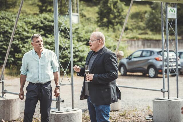 Svet Ivanoff und Bürgermeister Carsten Erhardt | Foto: Pascal Oertel / Grossmann Group