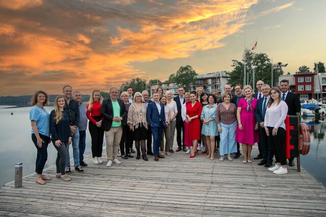 Abschlussfest des dreitägigen Besuchs am Ukiel-See in Olsztyn | Foto: privat