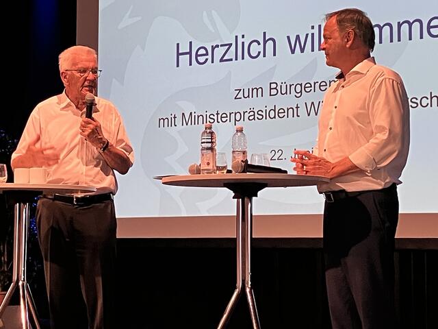 Dialog: Ministerpräsident und Landrat | Foto: rek