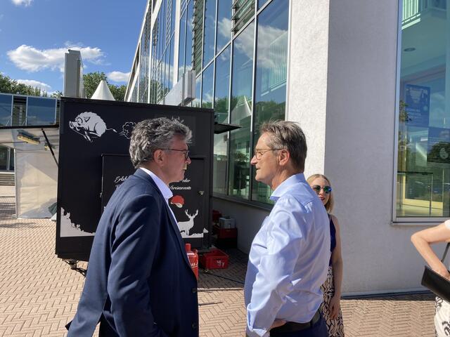 Sommerfest der IHK Südlicher Oberrhein: Hauptgeschäftsführer Dr. Dieter Salomon begrüßt die Gäste. | Foto: gro