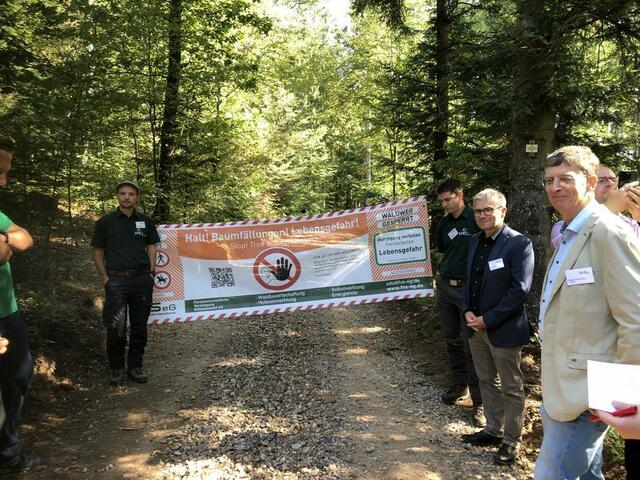 Begehung im Wald | Foto: FVS