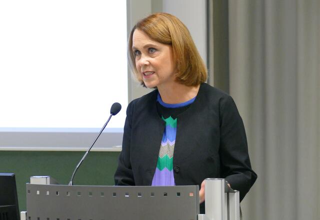 Ministerin Petra Olschowski hält die Festrede. | Foto: Hochschule Kehl