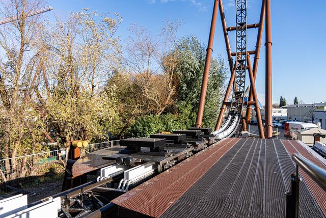 In den nächsten Wochen folgen die ersten Testfahrten der neuen Achterbahn. | Foto: Europa-Park