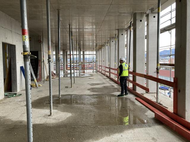 Blick auf eine der Büroetagen | Foto: gro