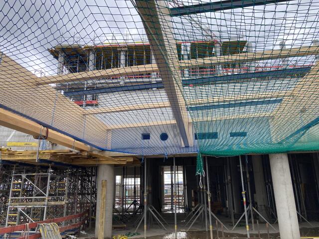 Das E-Center wird weiter in die Höhe wachsen, der Bürokomplex soll sechs Stockwerke haben. | Foto: gro