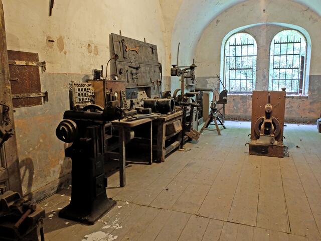 Blick in die Schlosserei der Festung. | Foto: Alfred Schramm