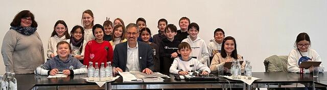 Viertklässler der Wilhelm-Hausenstein-Schule zu Besuch im Rathaus | Foto: Stadt Hornberg