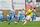 Oberacherns Torjäger Nico Huber (Zweiter von links) war mit drei Toren "Man of the Match" im Spiel gegen den FSV 08 Bietigheim-Bissingen. | Foto: FCB