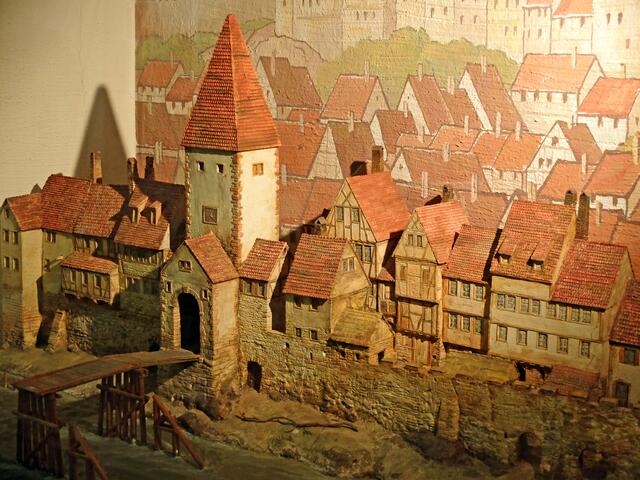 Modell des mittelalterlichen Stadtors. | Foto: Alfred Schramm
