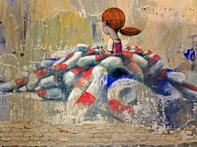 Gemälde von Philippe Hérard &amp; Seth. | Foto: Alfred Schramm