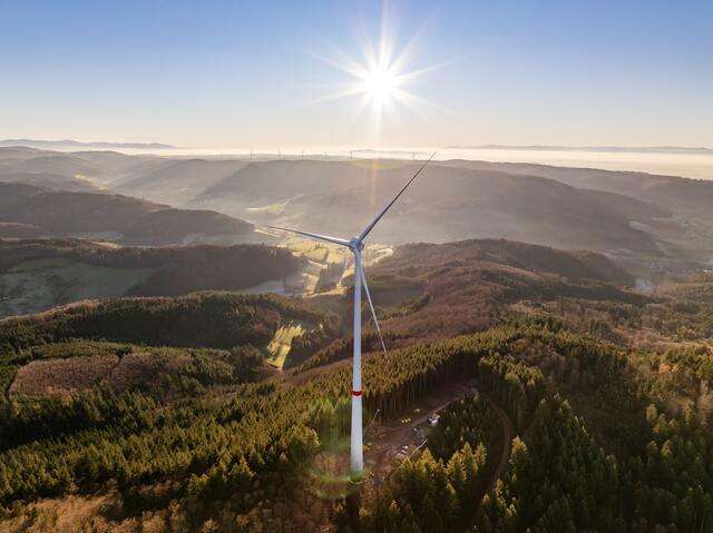 Windpark Kallenwald | Foto: badenova/Jonas Conklin