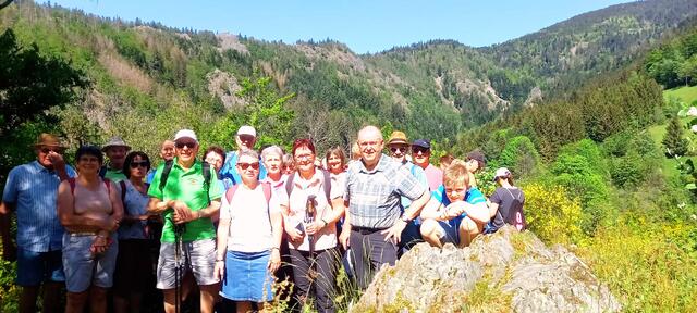 Vom Edelfrauengrab Wasserfällen bis zu den Mühlen ging es in Ottenhöfen. | Foto: Schwarzwaldverein Ottenhöfen