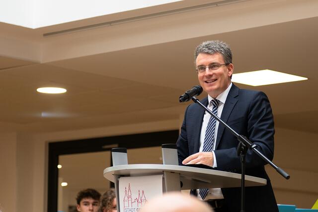 Bürgermeister Thorsten Erny bei der Begrüßung | Foto: Stadt Gengenbach/Manuela Seiler