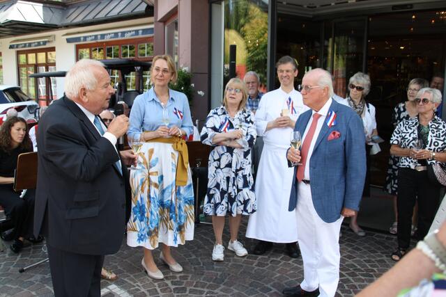 Joseph Daul (v. l.), Birgit Schmiederer, Ulrike Herrmann, Martin Herrmann und Meinrad Schmiederer | Foto: Dollenberg