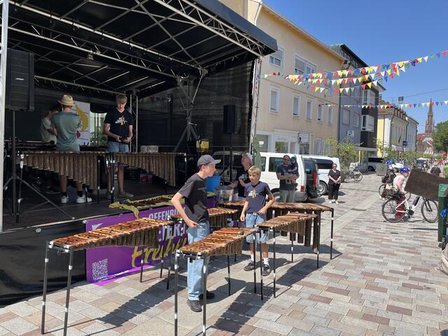 Die Musikschule unterhält mit unterschiedlichen Ensembles in der Lange Straße und auf dem Lindenplatz. | Foto: gro