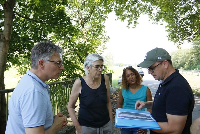 Bernd Mettenleiter (v. l.), Jutta Paulus, Ann-Margret Amui-Vedel und Simon Spinner | Foto: Wahlkreisbüro Bernd Mettenleiter