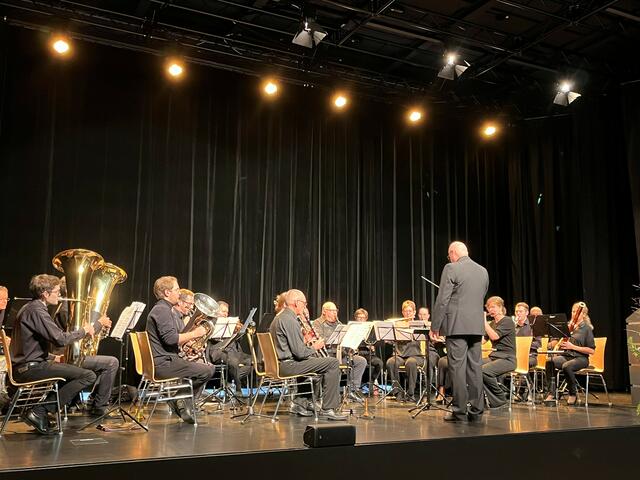 Die Stadtkapelle Achern umrahmte den Abend musikalisch. | Foto: Glaser