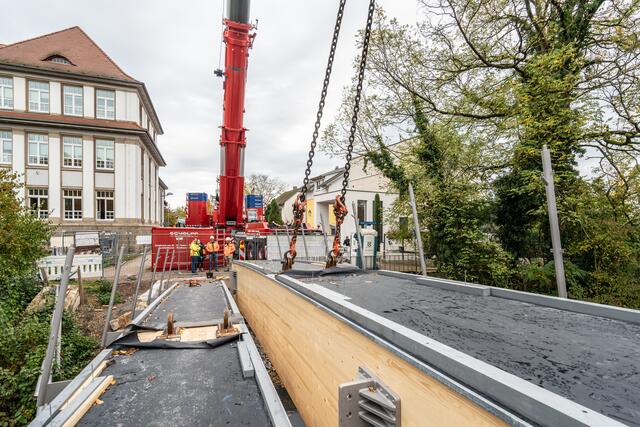 Strahlende Gesichter, weil die Arbeiten reibungslos verlaufen. | Foto: Stadt Kehl