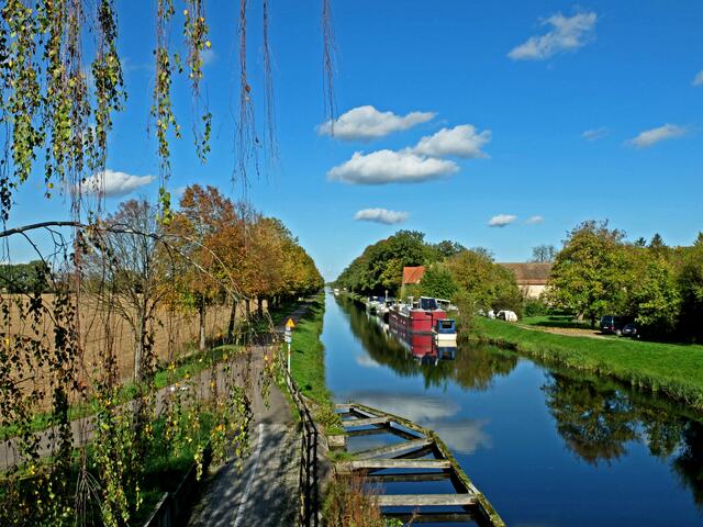 Boote auf dem Canal du Rhône au Rhin. | Foto: Alfred Schramm