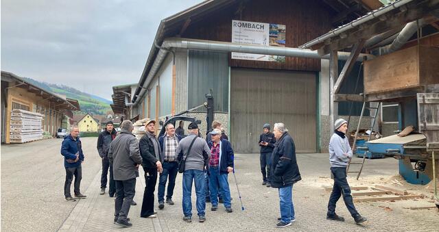 vor der Produktionshalle Fa. Rombach | Foto: (c) Gerhard Große