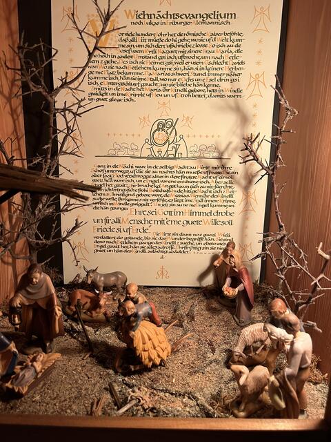 Eine Kastenkrippe | Foto: gro
