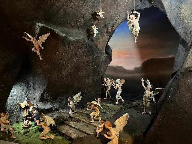 Eine Engelskrippe | Foto: gro