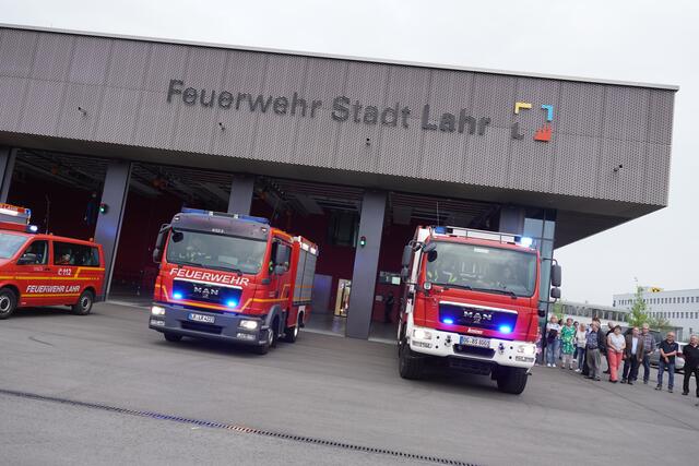 Die Feuerwehrabteilungen Langenwinkel und Hugsweier fusionieren zur Abteilung West in der neuen Feuerwache West   | Foto: Stadt Lahr