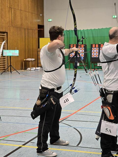 Vizelandesmeister Konstantinos Zampras auf dem Weg zur Silbermedaille. | Foto: Celine Salrein