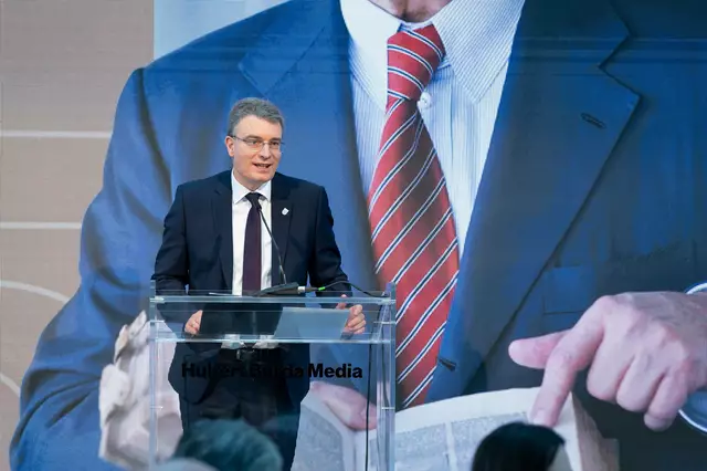 Landrat Thorsten Erny bei seiner Festrede. | Foto: René Reiche für Hubert Burda Media