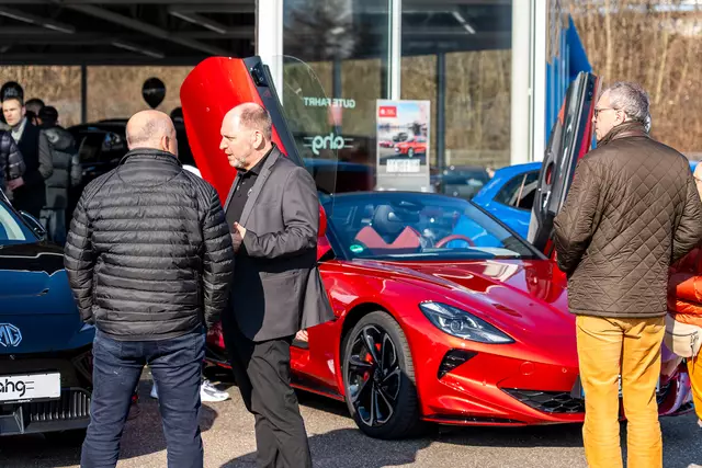 Groß war der Interesse der Marke MG, die seit Anfang Februar wieder im Portfolio der ahg Offenburg angeboten wird. | Foto: Alphartis SE