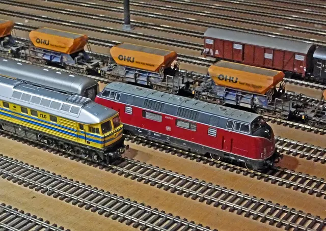 Abstellbereich er Modellbahnzüge.  | Foto: Alfred Schramm