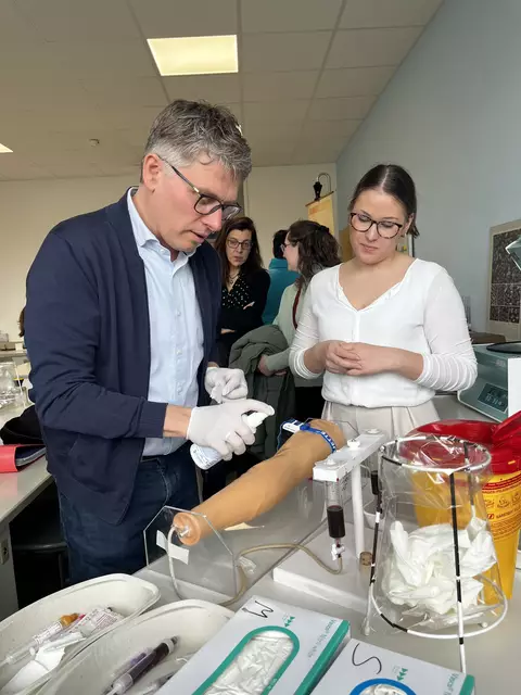 Bernd Mettenleiter zu Gast an den Beruflichen Schulen Achern | Foto: Kevin Wetzler