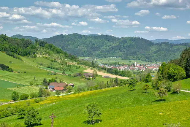 Aussicht auf Biberach