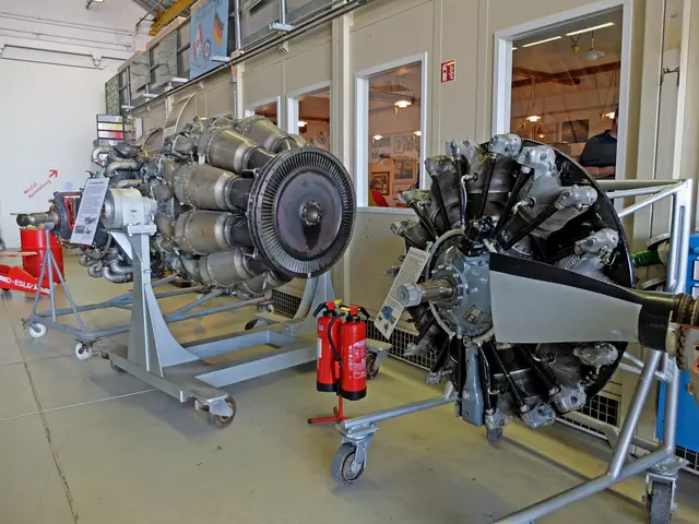 Flugzeugmotoren und Triebwerke, davon gibt es einige zu besichtigen.  | Foto: Alfred Schramm