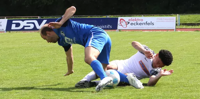 Johannes Wirth und der SC Lahr mit vollem Einsatz. | Foto: Fissler