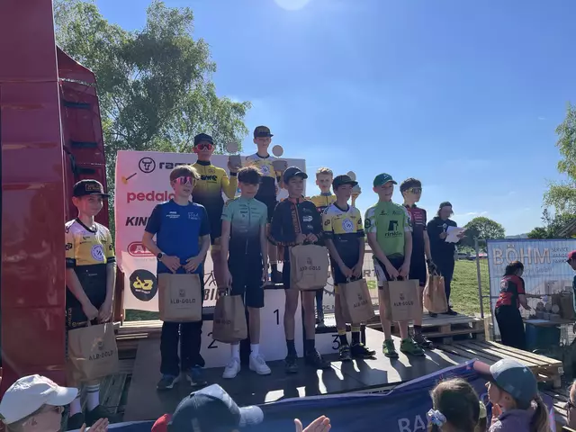 Mats Keller überzeugt mit einem spitzen 3. Platz im Rennen. 