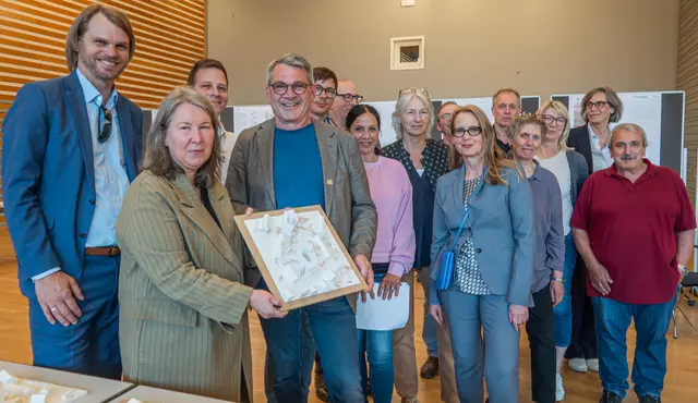 Die Jury zeigte sich vom Gewinnerentwurf auch wegen des Innenhofs und die dadurch entstehenden Blickbeziehungen überzeugt.  | Foto: Stadt Kehl