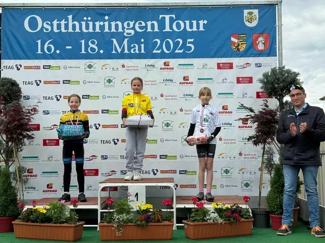 Sara Armburster auf dem Podest  | Foto: Armbruster