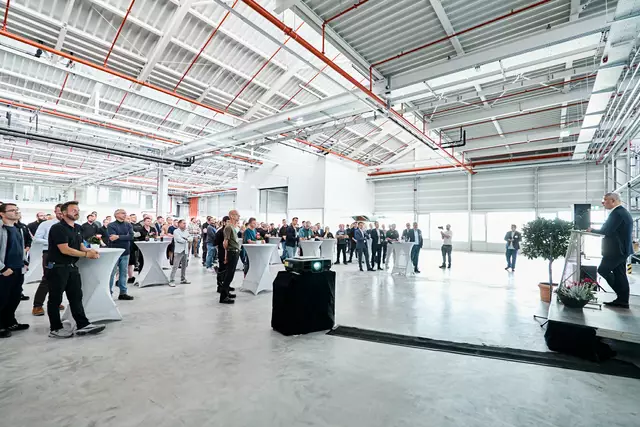 Die neue Fertigungsstätte für Spülmaschinen wurde von Meiko feierlich eingeweiht. | Foto: Meiko